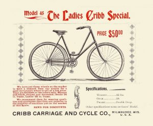 Bicycle BC4 - Framed Vintage Advertising Artwork from Interior Elements, Eagle WI