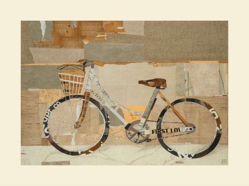 Bicycle SSB2 - Framed Vintage Artwork from Interior Elements, Eagle WI