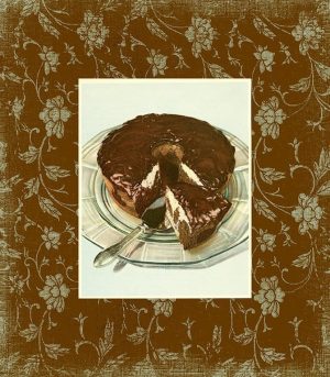 Chocolate Dessert BFC1 - Framed Vintage Artwork from Interior Elements, Eagle WI