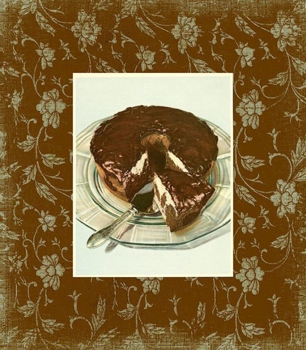 Chocolate Dessert BFC1 - Framed Vintage Artwork from Interior Elements, Eagle WI