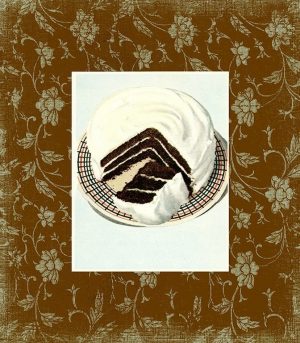 Chocolate Dessert BFC2 - Framed Vintage Artwork from Interior Elements, Eagle WI
