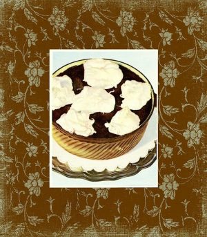 Chocolate Dessert BFC4 - Framed Vintage Artwork from Interior Elements, Eagle WI