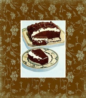 Chocolate Dessert BFC5 - Framed Vintage Artwork from Interior Elements, Eagle WI