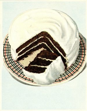 Chocolate Dessert BFCI2 - Framed Vintage Artwork from Interior Elements, Eagle WI