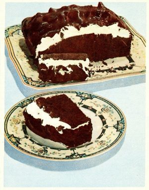 Chocolate Dessert BFCI5 - Framed Vintage Artwork from Interior Elements, Eagle WI