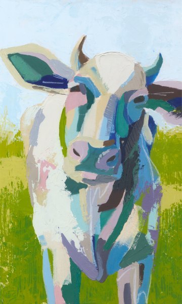 Cow SSCow1 - Framed Artwork from Interior Elements, Eagle WI