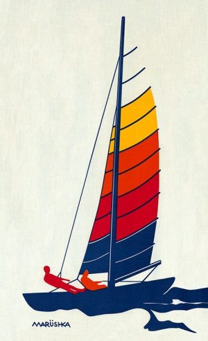 Sailing BM1 - Framed Nautical Artwork from Interior Elements, Eagle WI