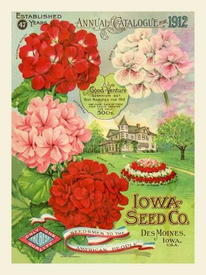 Seed Catalog Cover BotSCC10 - Framed Artwork from Interior Elements, Eagle WI