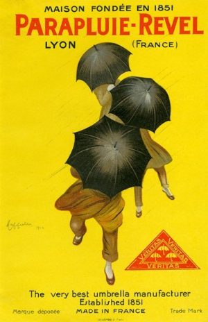 Umbrella EPU - Framed Vintage Artwork from Interior Elements, Eagle WI