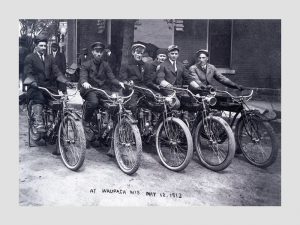 Waupaca Bikers HMWB - Framed Vintage Photography / Artwork from Interior Elements, Eagle WI