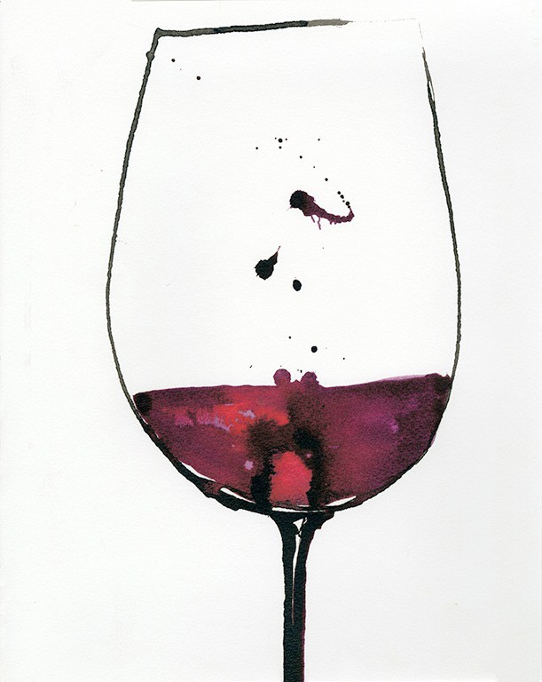 Wine Glasses BFWG4 - Framed Wine Artwork from Interior Elements, Eagle WI
