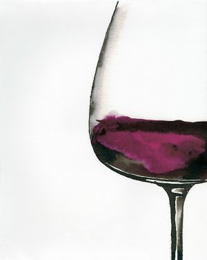 Wine Glasses BFWG6 - Framed Wine Artwork from Interior Elements, Eagle WI