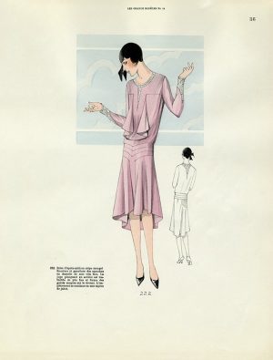 Womens Fashion 1929 FW32 - Framed Vintage Artwork from Interior Elements, Eagle WI