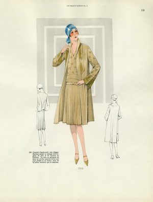 Womens Fashion 1929 FW9 - Framed Vintage Artwork from Interior Elements, Eagle WI