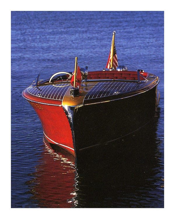 Boat-Chris-Craft-BP5 - Framed Vintage Artwork from Interior Elements, Eagle WI