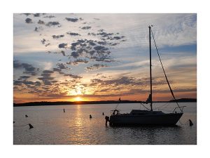 Boat-Sunset-Photo-CL22 - Framed Photography / Artwork from Interior Elements, Eagle WI