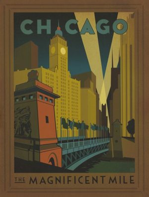 Chicago-Magnificent-Mile-CHIMM - Framed Artwork from Interior Elements, Eagle, WI