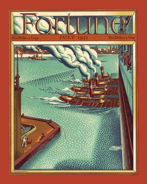 Fortune-Magazine-FMC8 - Framed Vintage Artwork from Interior Elements, Eagle WI