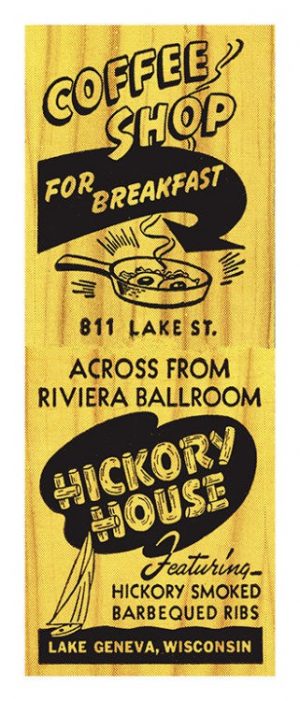 Hickory-House-Lake-Geneva-MCLGHH - Framed Vintage Artwork from Interior Elements, Eagle WI