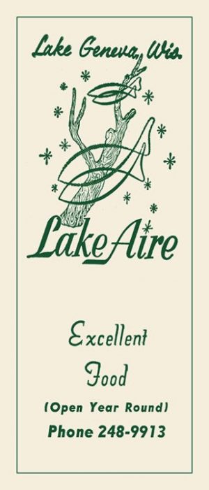 Lake-Aire-Lake-Geneva-MCLGLA - Framed Vintage Artwork from Interior Elements, Eagle WI