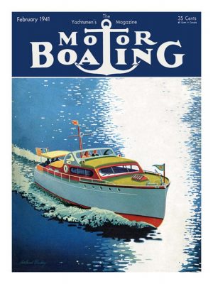 motor-boating-MB8 - Framed Artwork from Interior Elements, Eagle, WI