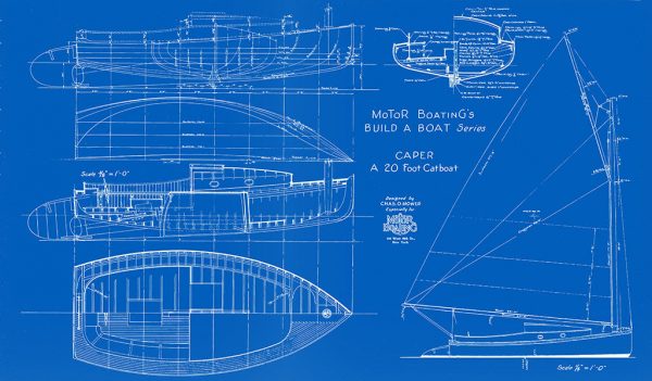 Nautical-Ship-Boat-Blueprint-BP3-2 - Framed Vintage Artwork from Interior Elements, Eagle WI