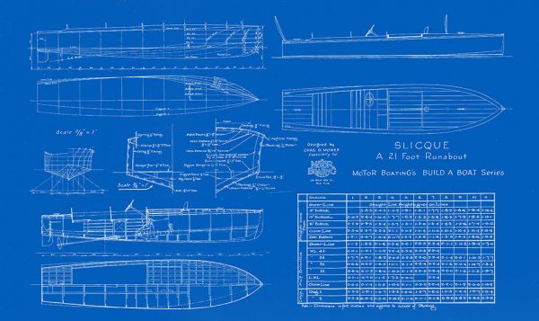 Nautical-Ship-Boat-Blueprint-BP7-2 - Framed Vintage Artwork from Interior Elements, Eagle WI