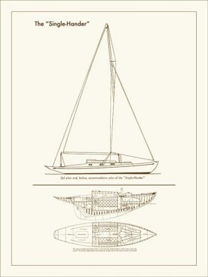Sailing-Boats-MS3 - Framed Vintage Artwork from Interior Elements, Eagle WI