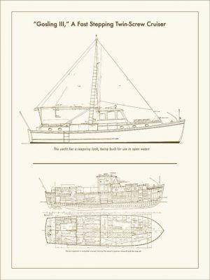 Sailing-Boats-MS6 - Framed Vintage Artwork from Interior Elements, Eagle WI