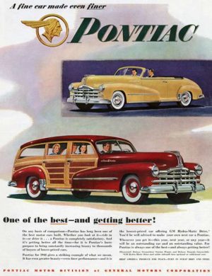 automobile-cars-pontiac-autop3-Framed Vintage Artwork from Interior Elements, Eagle WI