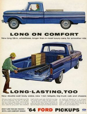 automobile-cars-truck-autotruck1-Framed Vintage Artwork from Interior Elements, Eagle WI