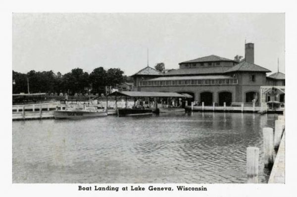 lake-geneva-boat-landing-lgbl-Framed Vintage Artwork from Interior Elements, Eagle WI