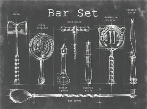 Bar Tools 18x24 Framed Artwork from Interior Elements, Eagle WI