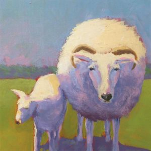 Sheep Pals 2 18x18 Framed Artwork from Interior Elements, Eagle WI