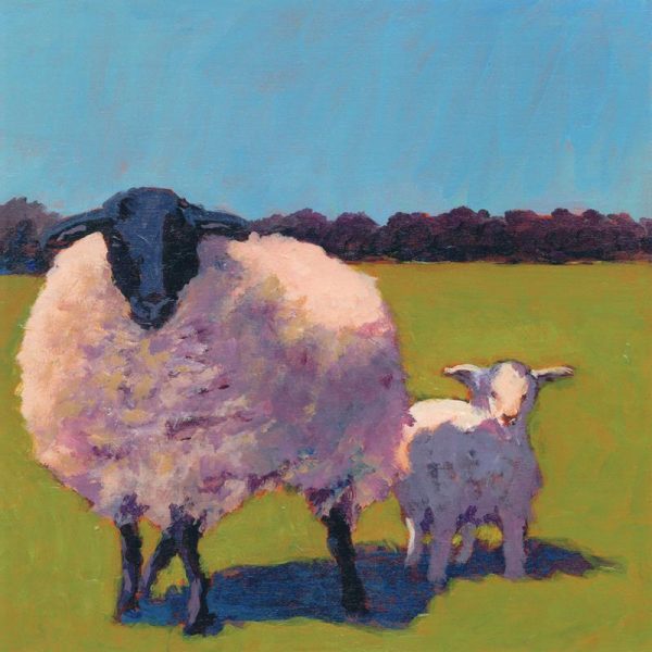 Sheep Pals 3 18x18 Framed Artwork from Interior Elements, Eagle WI