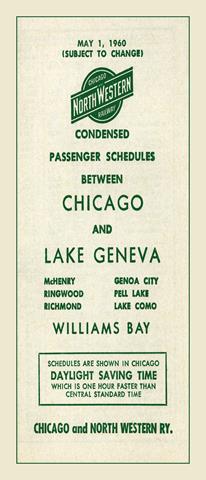 Northwestern Railroad Advert