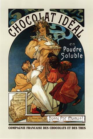 European poster-Chocolat Ideal