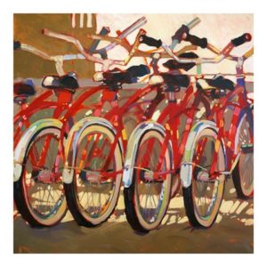 Bikes in a Pattern