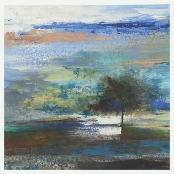 Abstract Landscape With 1 Tree