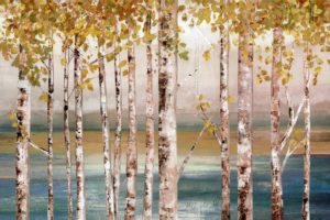 Birches in a Row