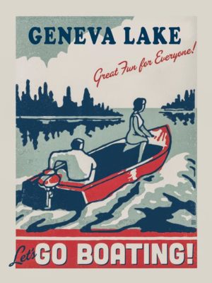 Lets go Boating-Vintage