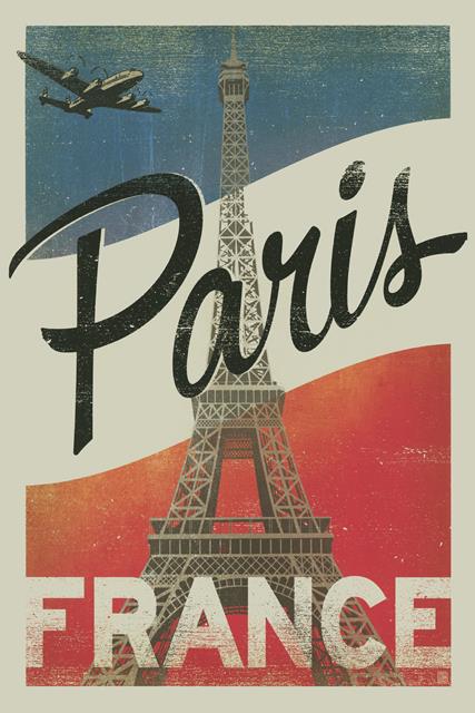 Paris-Vintage Poster