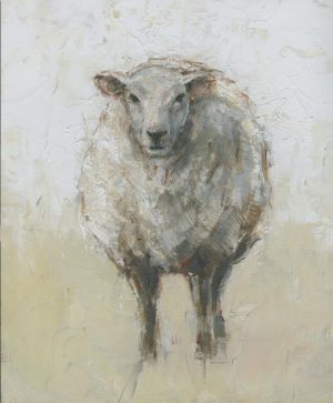 Lone Sheep in Neutrals