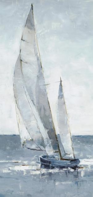 Grey Sailboat