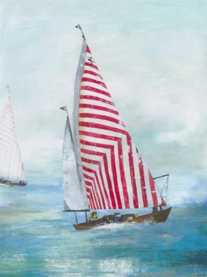 Red Stripe Sailboats