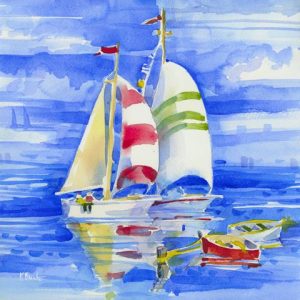 Watercolor Sailboats 2