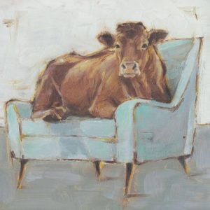 Lounging Cow