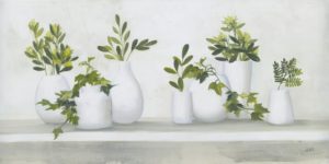 Greenery in Vases