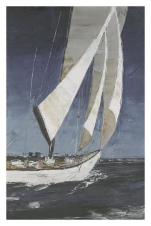 Sailboat in Grey Hues 3