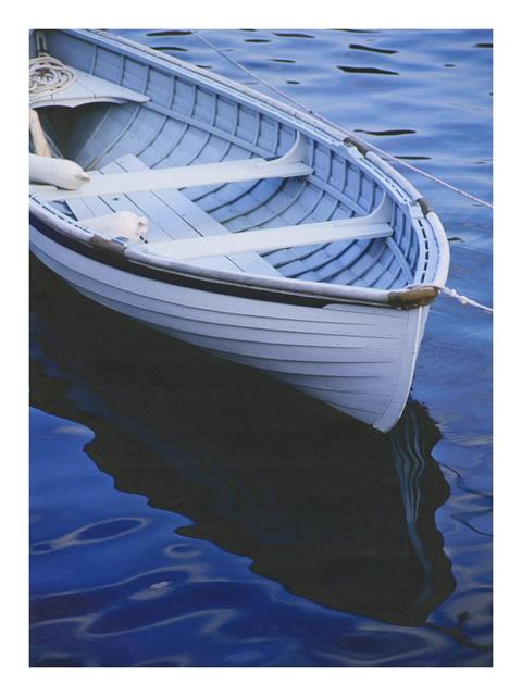 Blue Row Boat